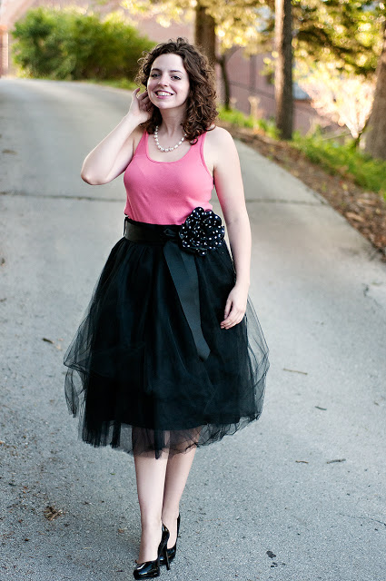What I Wore: Shabby Apple Tulle Skirt - The Adored Life