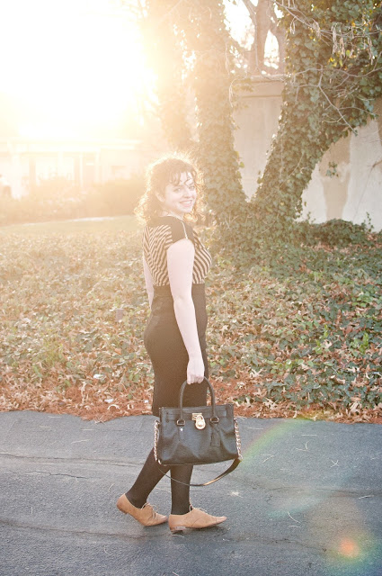 Black and tan dress