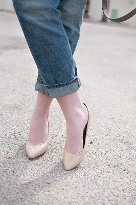 BCBG Nude Heels