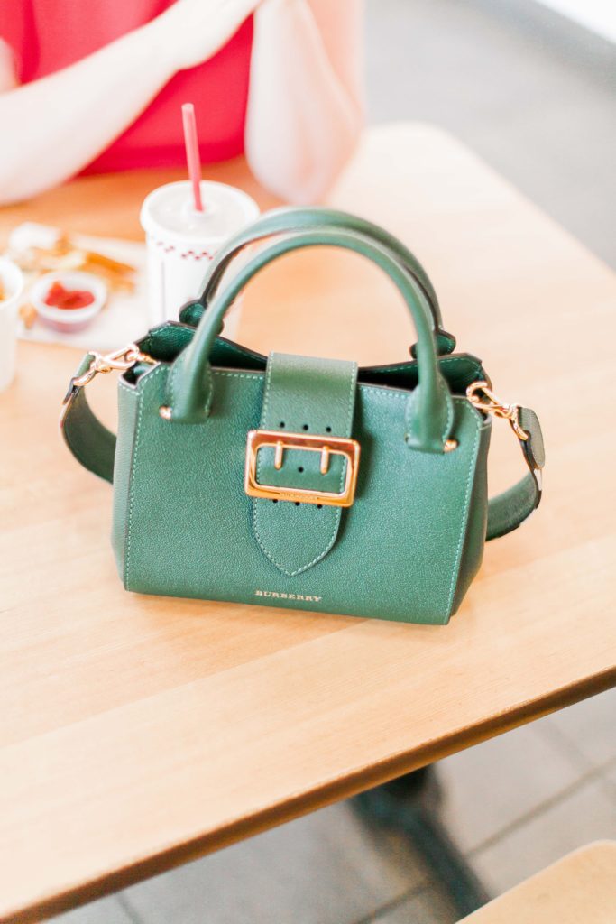 Burberry Green Purse | Theadoredlife.com