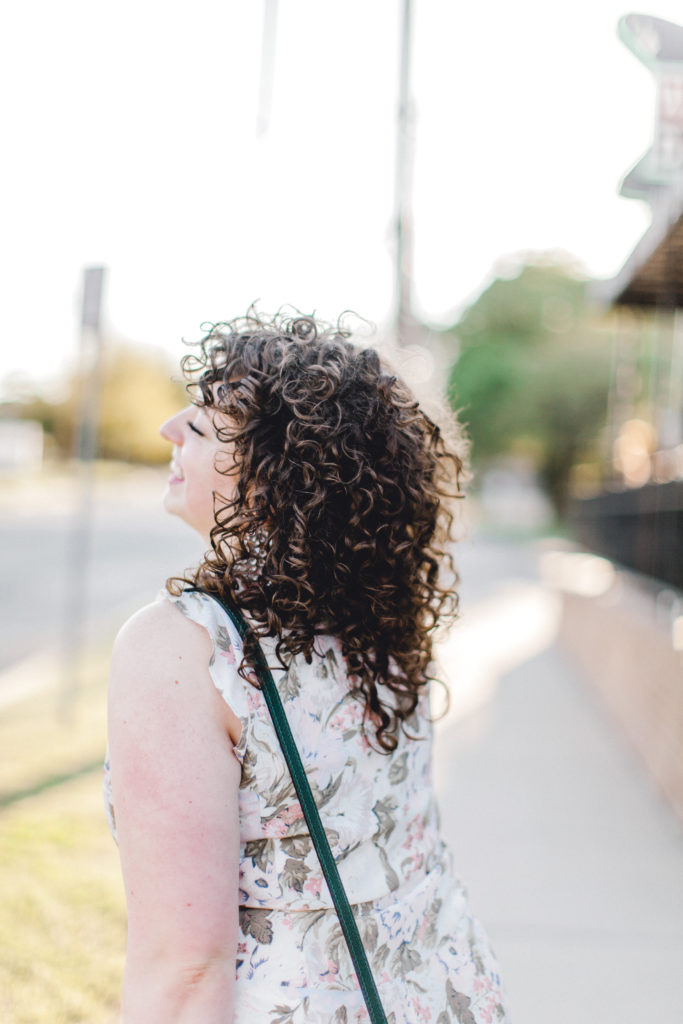 Naturally curly hairstyle | theadoredlife.com