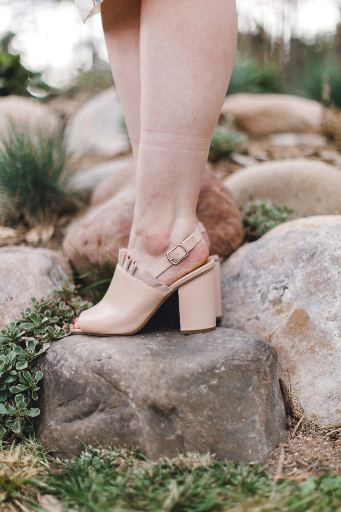 Pink Ruffle Shoes