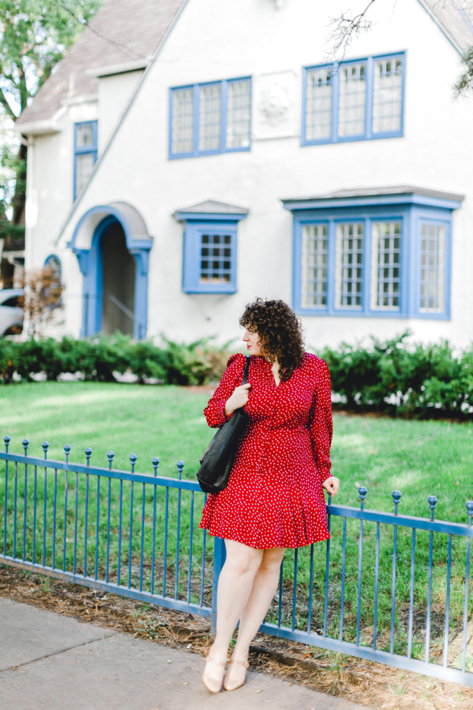 My favorite red dress from Rebecca Taylor! | Plus my advice on anxiety | theadoredlife.com