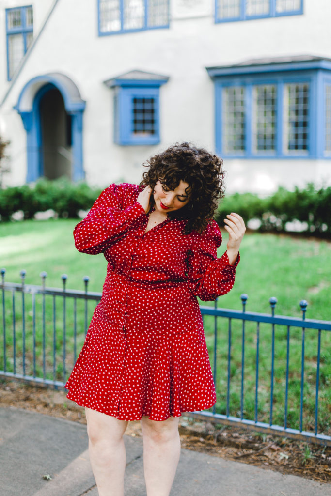 My favorite red dress from Rebecca Taylor! | Plus my advice on anxiety | theadoredlife.com