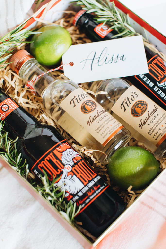 Easy Gift Basket Ideas | Moscow Mule Gift Basket