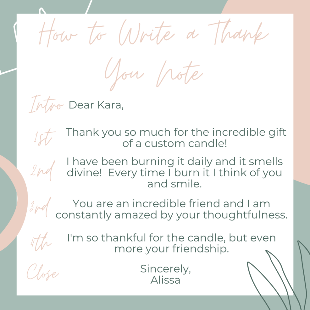 How to write a thank you note complete with examples and a helpful timeline! 