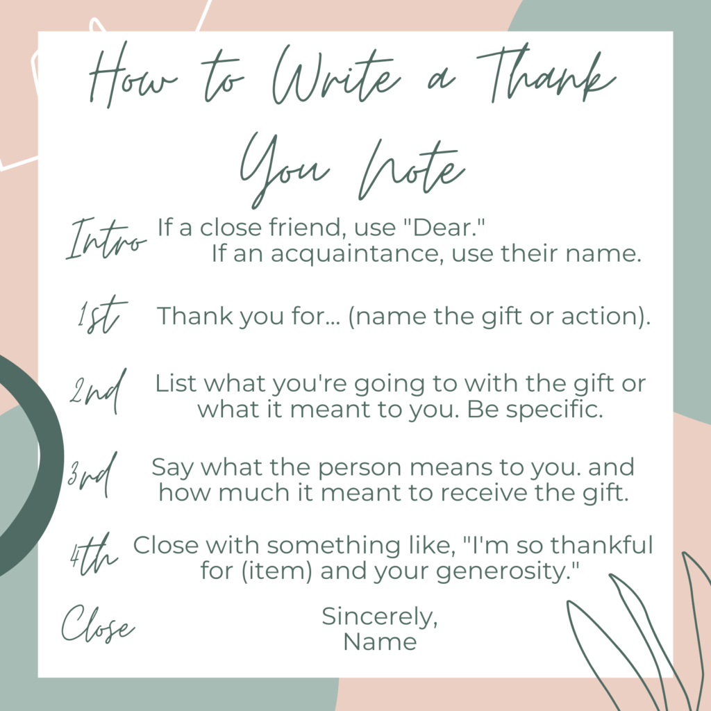 How to Write a Thank You Note - Examples and Helpful Timeline