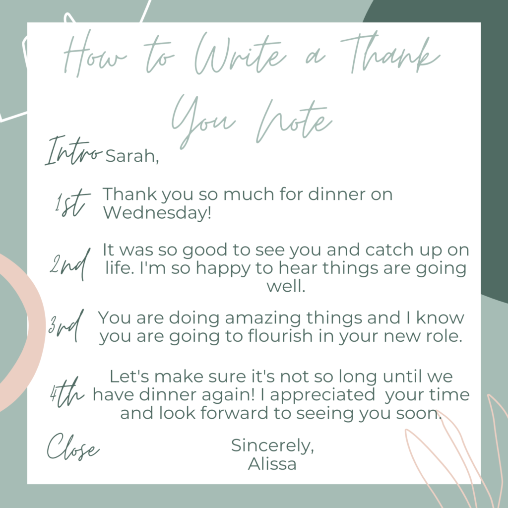 How to write a thank you note complete with examples and a helpful timeline! 