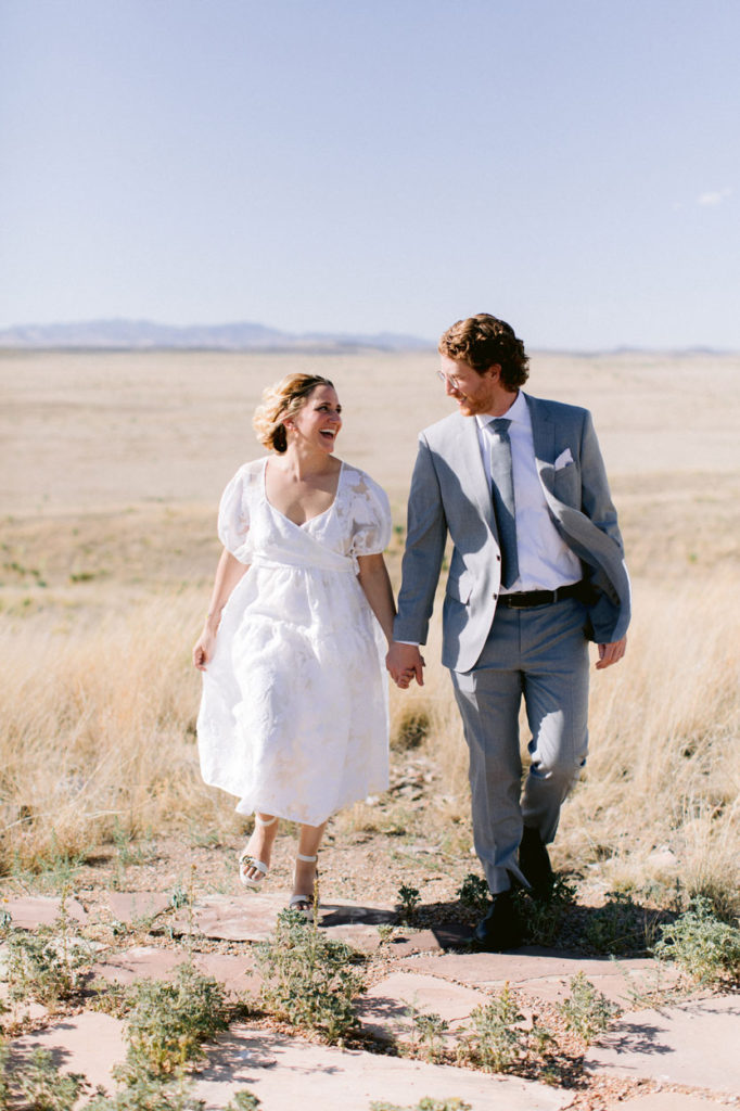 A real Marfa wedding during the time of COVID | How one bride handled a destination wedding elopement 